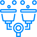 Blue Finishing Icon for Machining Page
