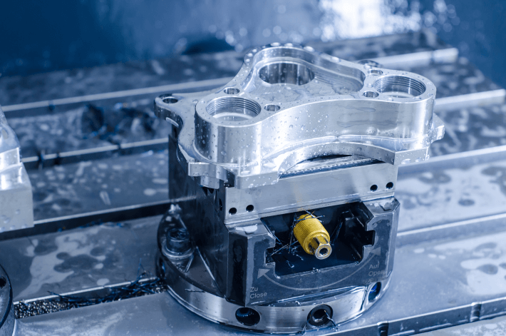CNC milling machine to create 3D parts