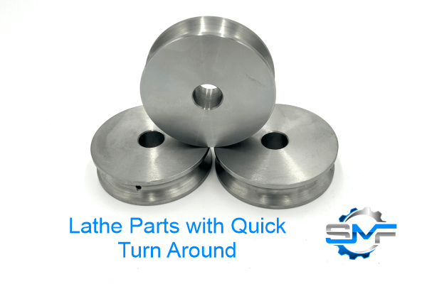 Lathe parts with quick turnaround