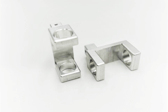 Precise metal parts made by 4-axis CNC milling